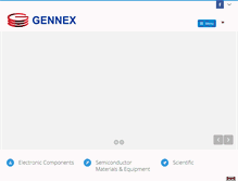 Tablet Screenshot of gennexcorp.com